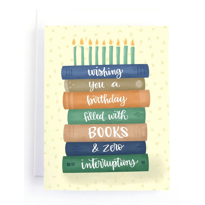 Book Birthday Card