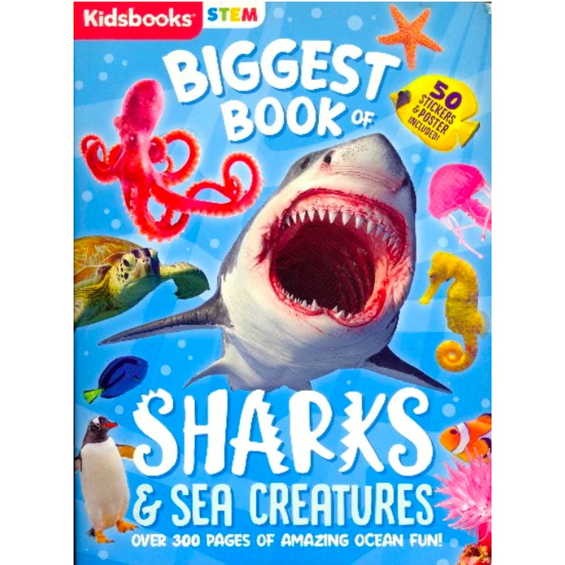 Biggest Book of Sharks & Sea Creatures