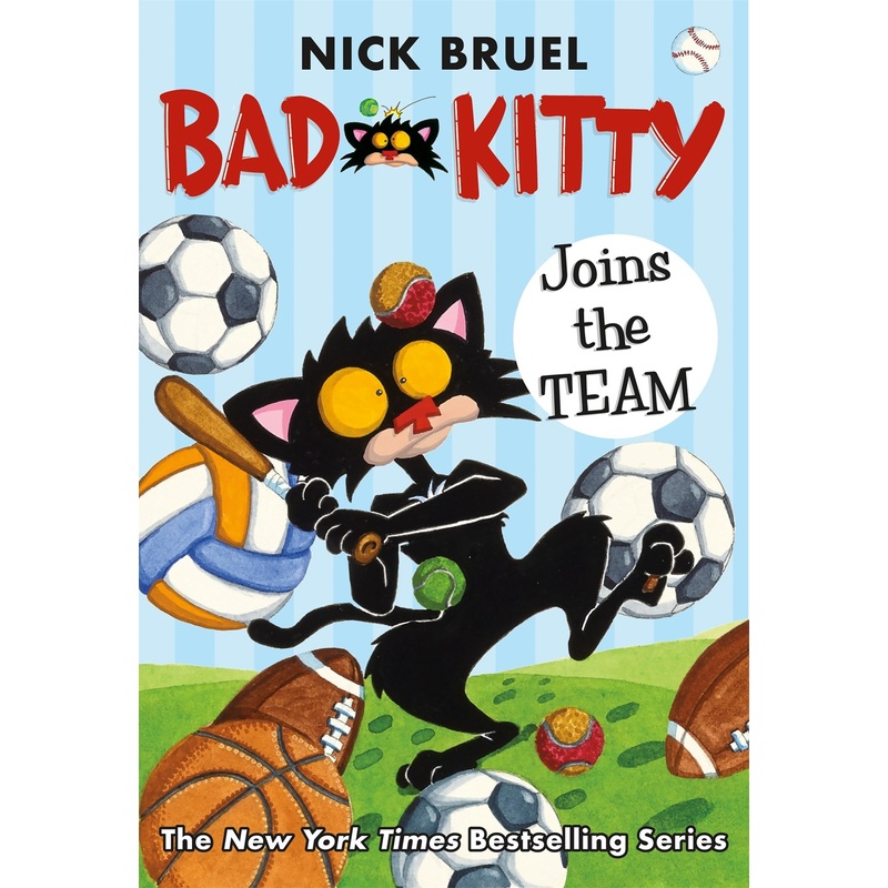 Bad Kitty Joins the Team (paperback black-and-white edition)